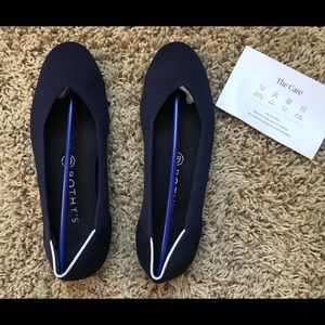 Rothy’s 7.5 Navy Round Toe flat